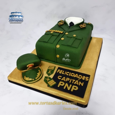 DKarles - Torta Capitn 04, Oficial, Militar, Polica