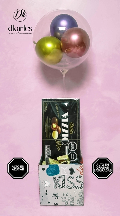 DKarles Obsequios - Caja Vizzio Mix Costa y Globos 03