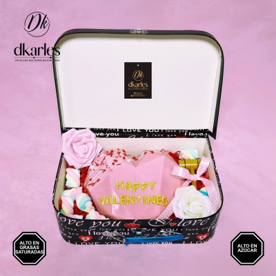 DKarles Obsequios - Corazn Sorpresa de Chocolate Valentine Case