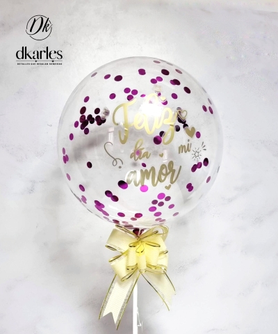 DKarles Obsequios - Globo Moteado Feliz da mi Amor
