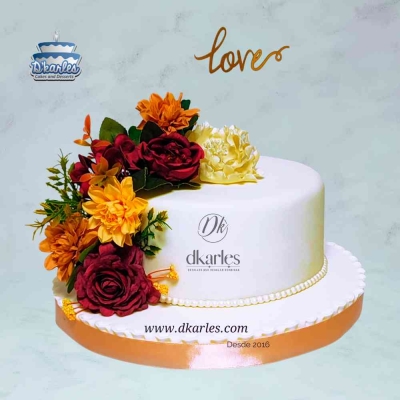 DKarles - Torta Love Rosas de Fantasa