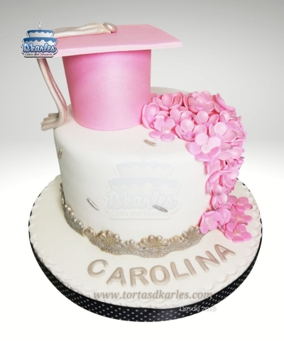 DKarles - Torta Graduacin con Flores