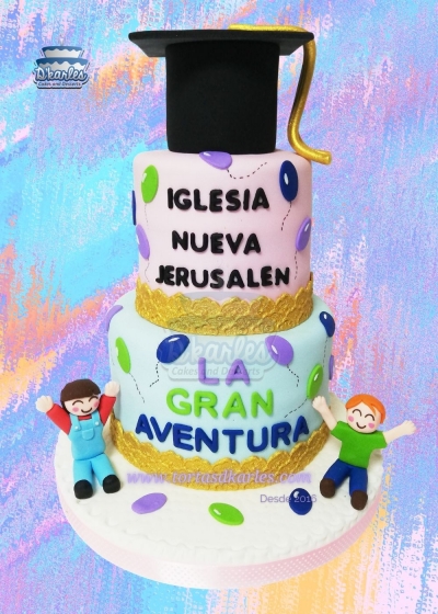 DKarles - Torta Graduacin de nio en Colegio 02