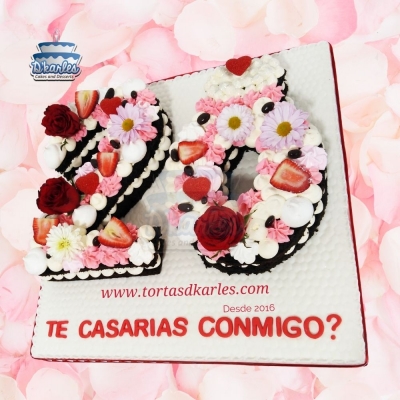 DKarles - Torta Te casaras conmigo?, matrimonio, compromiso