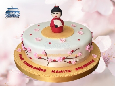 DKarles - Torta Geisha con flores  - Japn