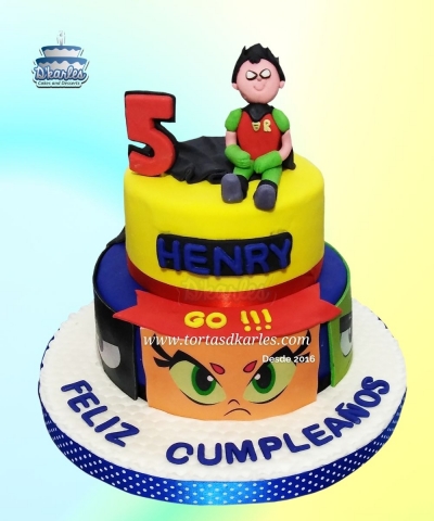 DKarles - Torta Jvenes Titanes, Teen Titans Go