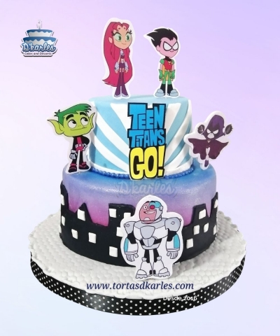 DKarles - Torta Jvenes Titanes 02, Teen Titans Go